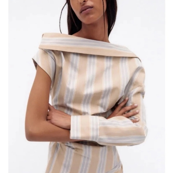 Zara Asymmetric Shirt - Picture 3 of 5